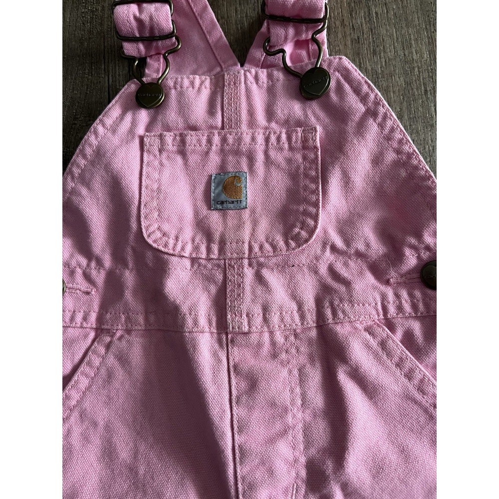 Carhartt Bibs Girls Size 12 Months Lined